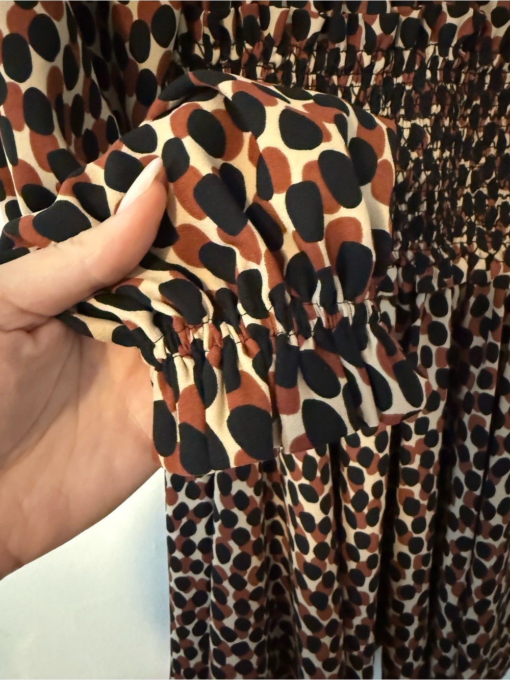 Kate Spade Dotty Leopard Spin Dress. XS - Picture 5 of 9